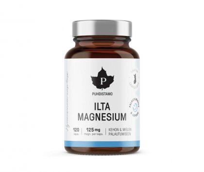 Puhdistamo Ilta Magnesium, 120 kaps.