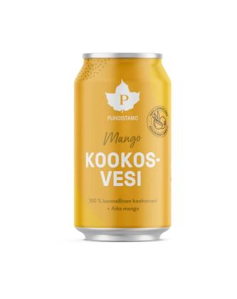 Puhdistamo Kookosvesi, 310 ml, Mango (päiväys 8/25)