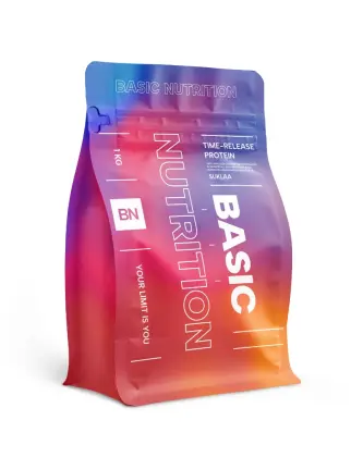 Basic Nutrition Time-Release Protein, 1 kg