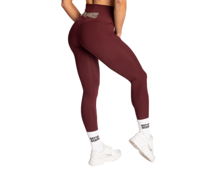 Better Bodies 1982 Core Leggings, Maroon
