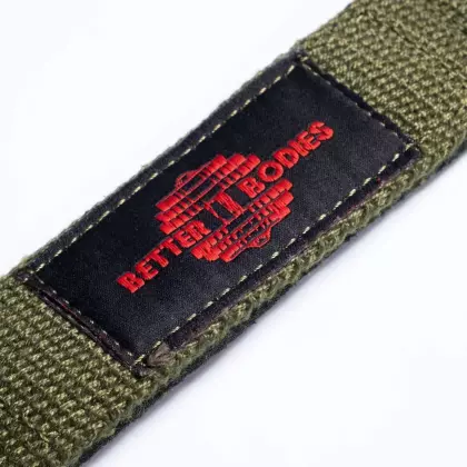 Better Bodies Lifting Straps, Green/Red
