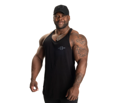 Better Bodies Mens Essential T-Back, Black