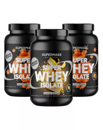Big Buy: 3 kpl Supermass Nutrition SUPER WHEY ISOLATE (1,95&nbsp;kg)