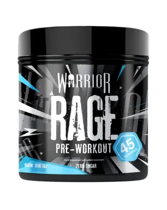 Warrior Supplements Rage Pre-Workout, 392 g, Blazin' Blue Raz