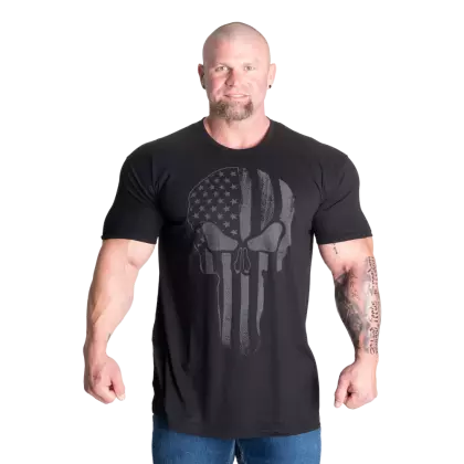 GASP Skull Standard Tee, Black