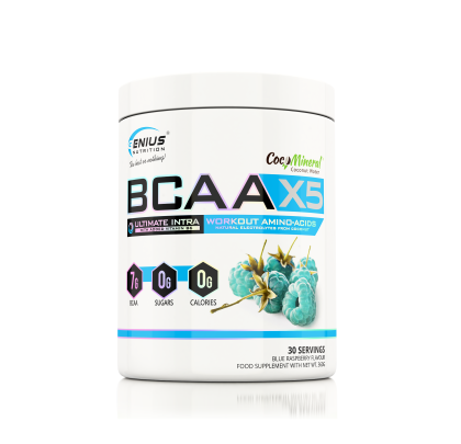 Genius Nutrition BCAA-X5®, 360 g, Blue Raspberry