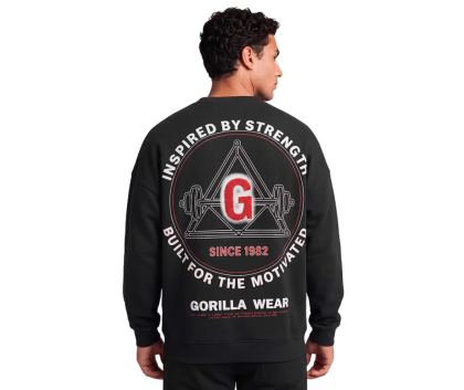 Gorilla Wear Leeds Oversized Sweater, Black