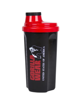 Gorilla Wear Shaker, 700 ml, Black/Red