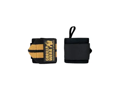 Gorilla Wear Wrist Wraps Pro, Black/Gold