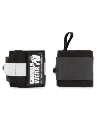 Gorilla Wear Wrist Wraps Ultra, Black/White