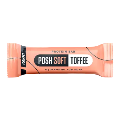 ICONFIT Posh Soft -proteiinipatukka, 40&nbsp;g, Toffee