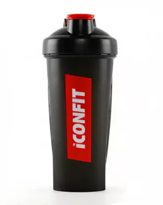 ICONFIT Shaker Lite, 800 ml, Musta