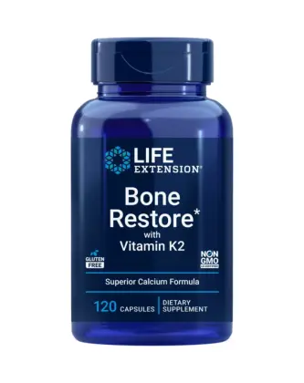 LifeExtension Bone Restore K2, 120 kaps.