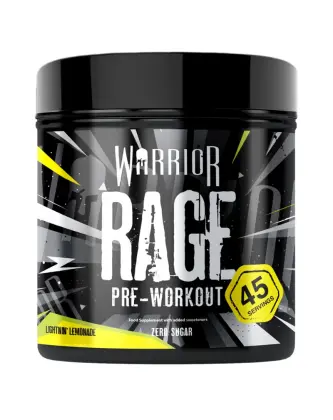 Warrior Supplements Rage Pre-Workout, 392 g, Lightnin' Lemonade