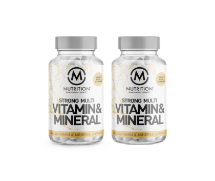 2 kpl M-Nutrition Strong Multivitamin & Mineral yhden hinnalla!
