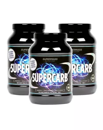 Big Buy: 3 kpl Supermass Nutrition SUPERCARB (3&nbsp;kg)