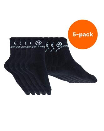 Big Buy: M-Sportswear Outlet Sport Socks, Black 5-pack