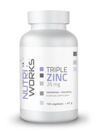 Nutri Works Triple Zinc, 120 kaps.
