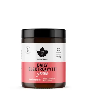 Puhdistamo Daily Elektrolyyttijauhe, 100 g, Vesimeloni