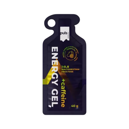 Puls Energy Gel, 40&nbsp;g, Tropical + Caffeine