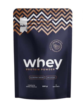 Puls Whey (Lactose Free), 550 g, Double Chocolate