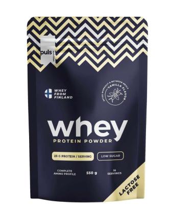 Puls Whey (Lactose Free), 550 g, Vanilla