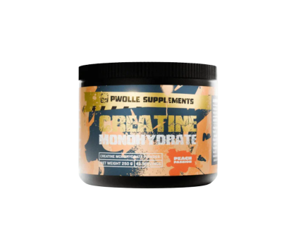 Pwolle Creatine Monohydrate, 250&nbsp;g, Peach Passion