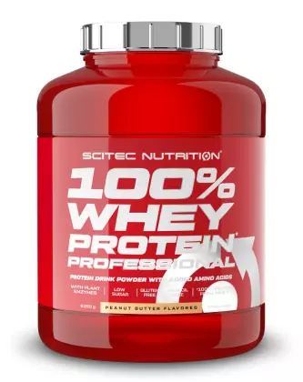 SCITEC 100% Whey Protein Professional, 2350&nbsp;g, Peanut Butter