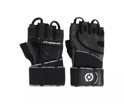 Scitec MADMAX Wrist Wrap Leather Gloves