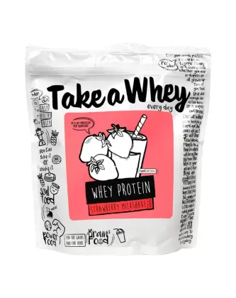 Take-a-Whey Whey Protein, 900&nbsp;g, Strawberry Milkshake