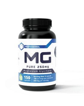 HC Pro MG Pure Magnesium Glycinate 250 mg, 150 kaps.