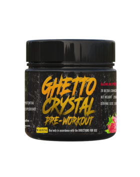 HC Pro Ghetto Crystal Pre-Workout, 200 g, Raspberry