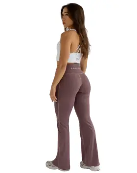 Bulkkinen Flare Leggings, Soft Thistle