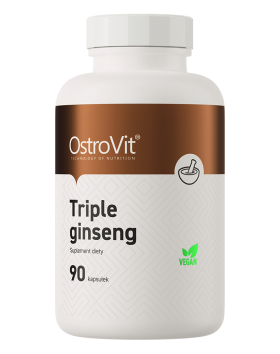 OstroVit Triple Ginseng, 90 kaps.