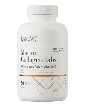 OstroVit Marine Collagen + Hyaluronic Acid and Vitamin C, 90 tabl.