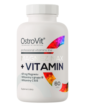 OstroVit Magnesium Max + Vitamin, 60 tabl.