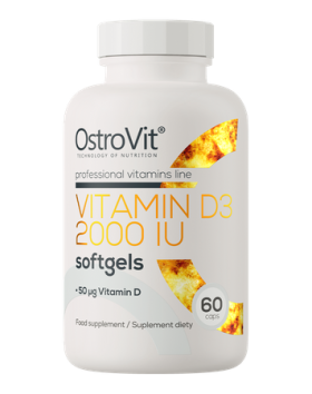 OstroVit Vitamin D3 2000 IU, 60 kaps.