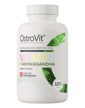 OstroVit Vit&Min + Ashwagandha, 120 tabl.