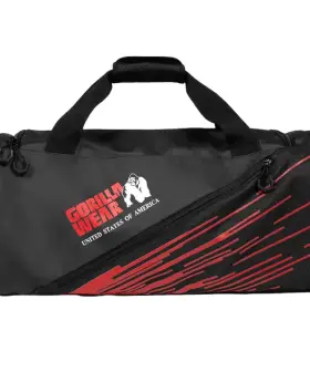Gorilla Wear Ohio Gym Bag, Black/Red