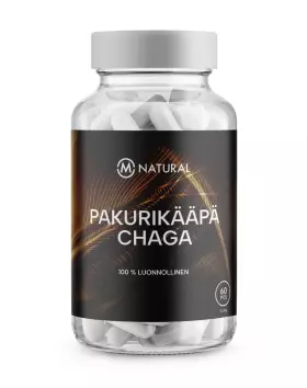 M-Natural Pakurikääpä Chaga, 60 kaps.