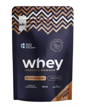 Puls Whey (Lactose Free), 550&nbsp;g, Double Chocolate