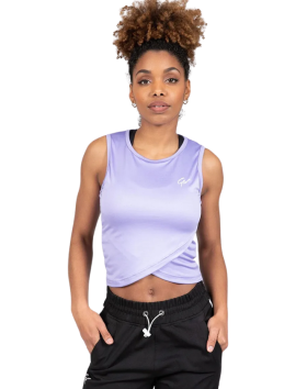 Gorilla Wear Estelle Twisted Crop Top, Lilac