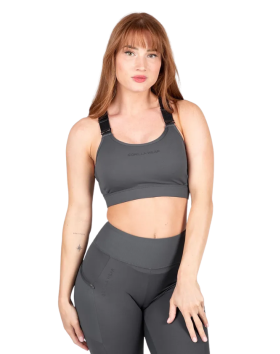 Gorilla Wear Monroe Sports Bra, Gray