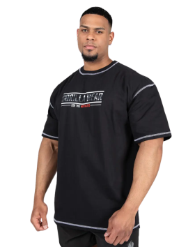 Gorilla Wear Saginaw Oversized T-Shirt, Black