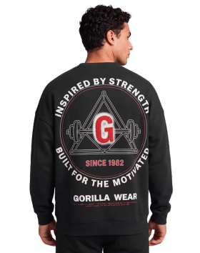 Gorilla Wear Leeds Oversized Sweater, Black
