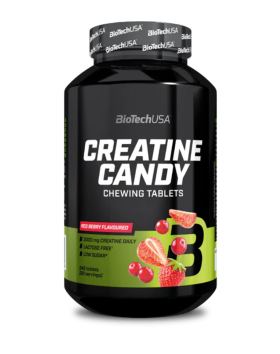 BioTechUSA Creatine Candy, Red Berry, 240 purutabl.