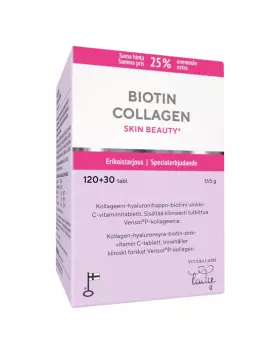 Biotin Collagen Skin Beauty, 120+30 tabl. Kampanjakoko
