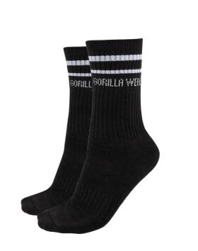 Gorilla Wear Crew Socks 2-Pack, Black