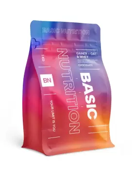 Basic Nutrition Gainer - Oat & Whey, 1&nbsp;kg (Poistotuote), Chocolate