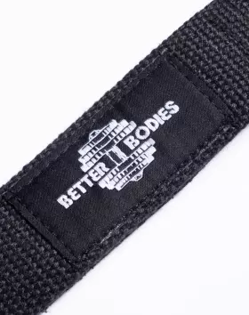 Better Bodies Lifting Straps, Black/White